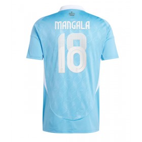 Belgien Orel Mangala #18 Borta Kläder EM 2024 Kortärmad